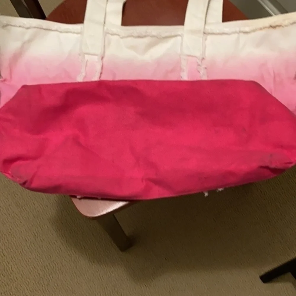 VS canvas ombré tote bag